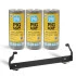 Lot de 3 rouleaux avec le Porte-rouleau magnétique PIG® pour permettre de suspendre le rouleau faciliter son utilisation. Lot de 3 rouleaux avec le Porte-rouleau magnétique PIG® pour permettre de suspendre le rouleau faciliter son utilisation.