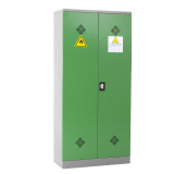 Armoire phytosanitaire haute 2 portes 4 étagères de rétention galvanisées 10 L Armoire phytosanitaire haute 2 portes 4 étagères de rétention galvanisées 10 L