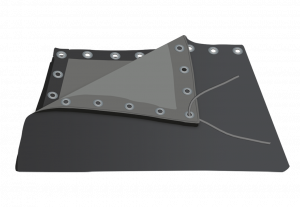 Bâche professionnelle plate et transparente, Bâches industrielles