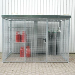 Box pour bouteilles de gaz GFC-M-DF avec toit