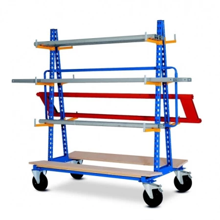 Cantilever mobile stockage horizontal