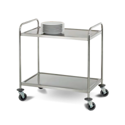 Chariot en inox 2 ou 3 plateaux