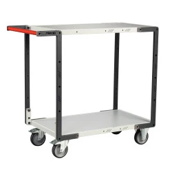 Servante d’atelier à 2 plateaux bois - Charge 250 kg