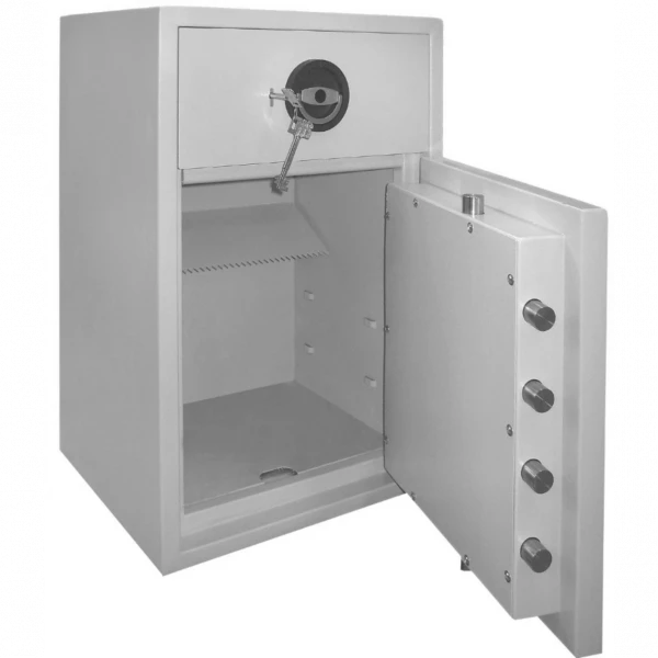 Coffre-fort de dépôt avec fente, Niveau de sécurité A, Verrouillage par  code PIN
