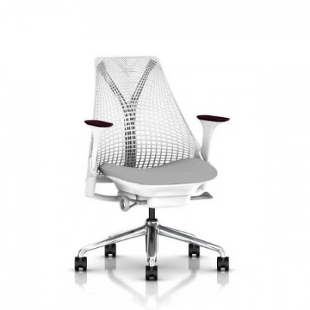 Fauteuil Sayl HERMAN MILLER structure blanche