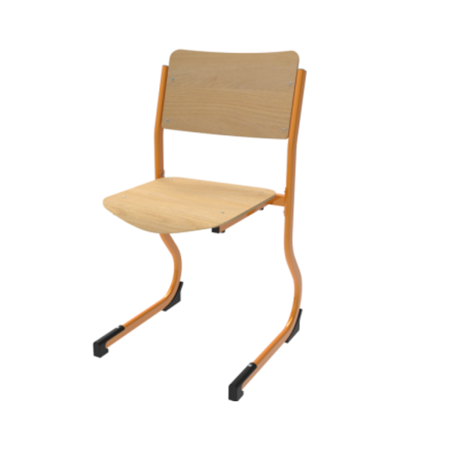 Chaise scolaire appui table et réglable en hauteur