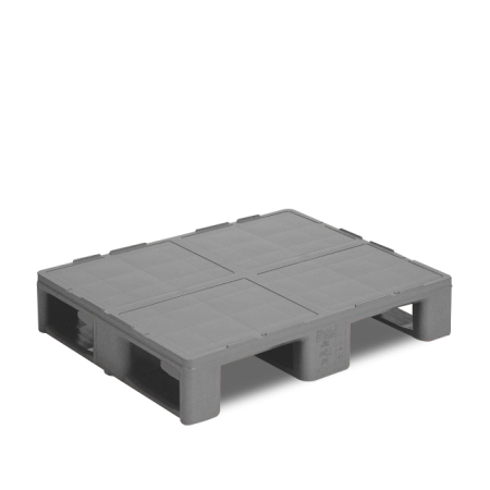 Demi-palette plastique 800 x 600 hygiénique pleine pour contact alimentaire Demi-palette plastique 800 x 600 hygiénique pleine pour contact alimentaire