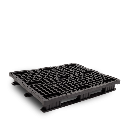 Palette plastique 1200x1000 one-way ajourée en PEHD Palette plastique 1200x1000 one-way ajourée en PEHD