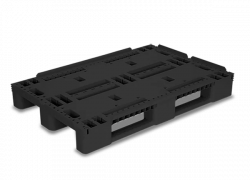 Bac plastique emboitable neuf avec couvercle 400x300x200/180 mm