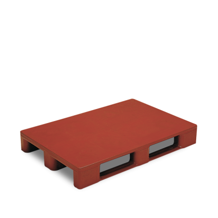 Palette plastique 1200 x 800 pleine industrielle robuste en PEHD Palette plastique 1200 x 800 pleine industrielle robuste en PEHD