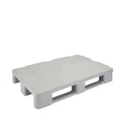 Palette plastique 1200x800 hygiénique pleine à semelles