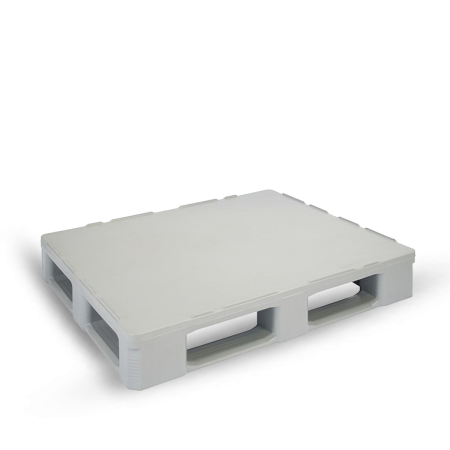 Palette plastique 1200 x 1000 medium vierge pleine pour charges moyennes Palette plastique 1200 x 1000 medium vierge pleine pour charges moyennes