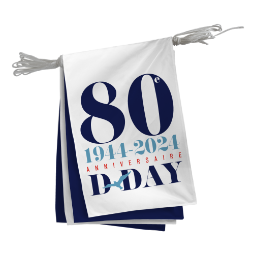 Guirlande en tissu Spéciale 80 ans D-Day