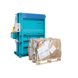 Presse à balles électrique gros volume de déchets