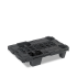 Quart-palette plastique 600x400 ajourée pour l'export Quart-palette plastique 600x400 ajourée pour l'export