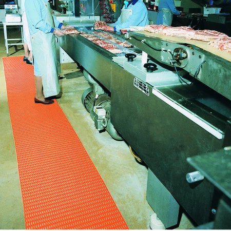 Tapis agroalimentaire industriel  Antidérapant pour sols glissants