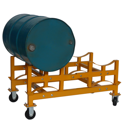 Rack à fût avec support sur roulettes Rack à fût avec support sur roulettes