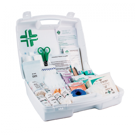 Trousse de secours entreprise 300 pièces valise kit médical