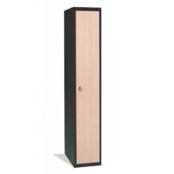 Vestiaire porte en bois L 400 mm